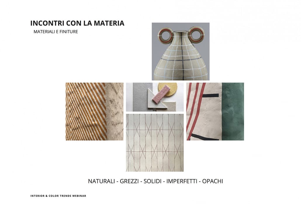Interior & Color trends - Material and finish