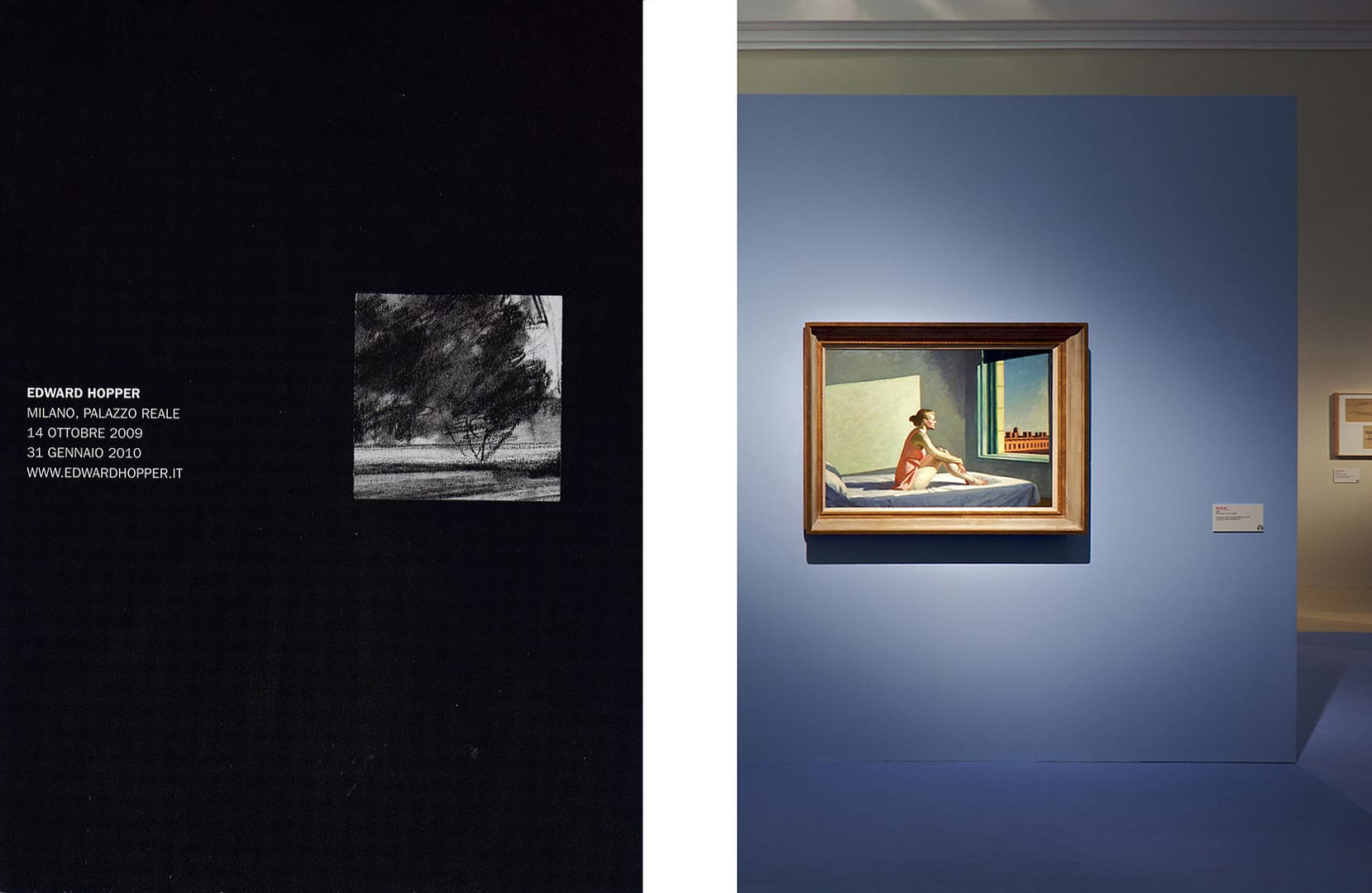 Color lab art exhibition Edward Hopper Palazzo Reale Milan