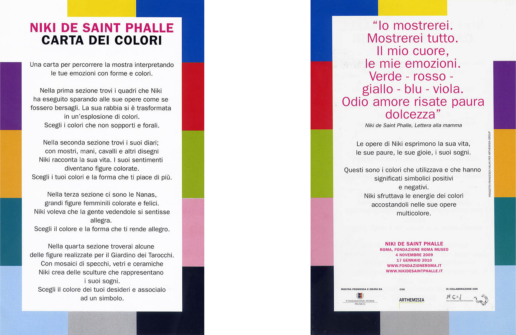 Color lab Fondazione Roma Museo Niki de Saint Phalle