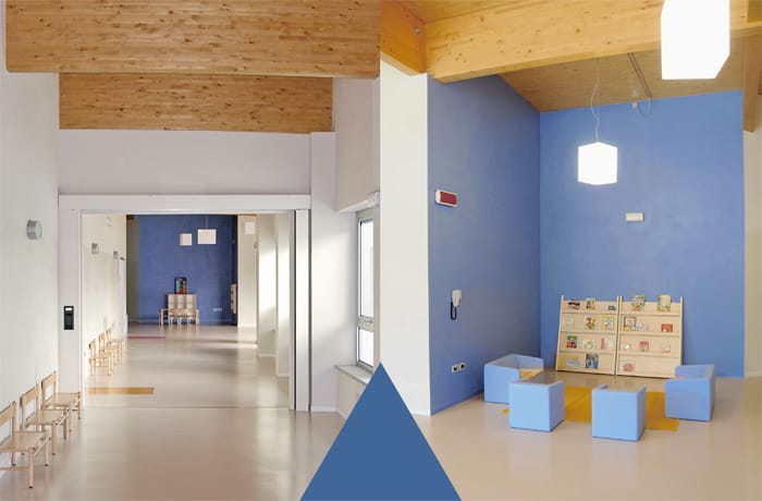 CMF design in architecture aiming at a natural and proper interaction between children and the surrounding space.